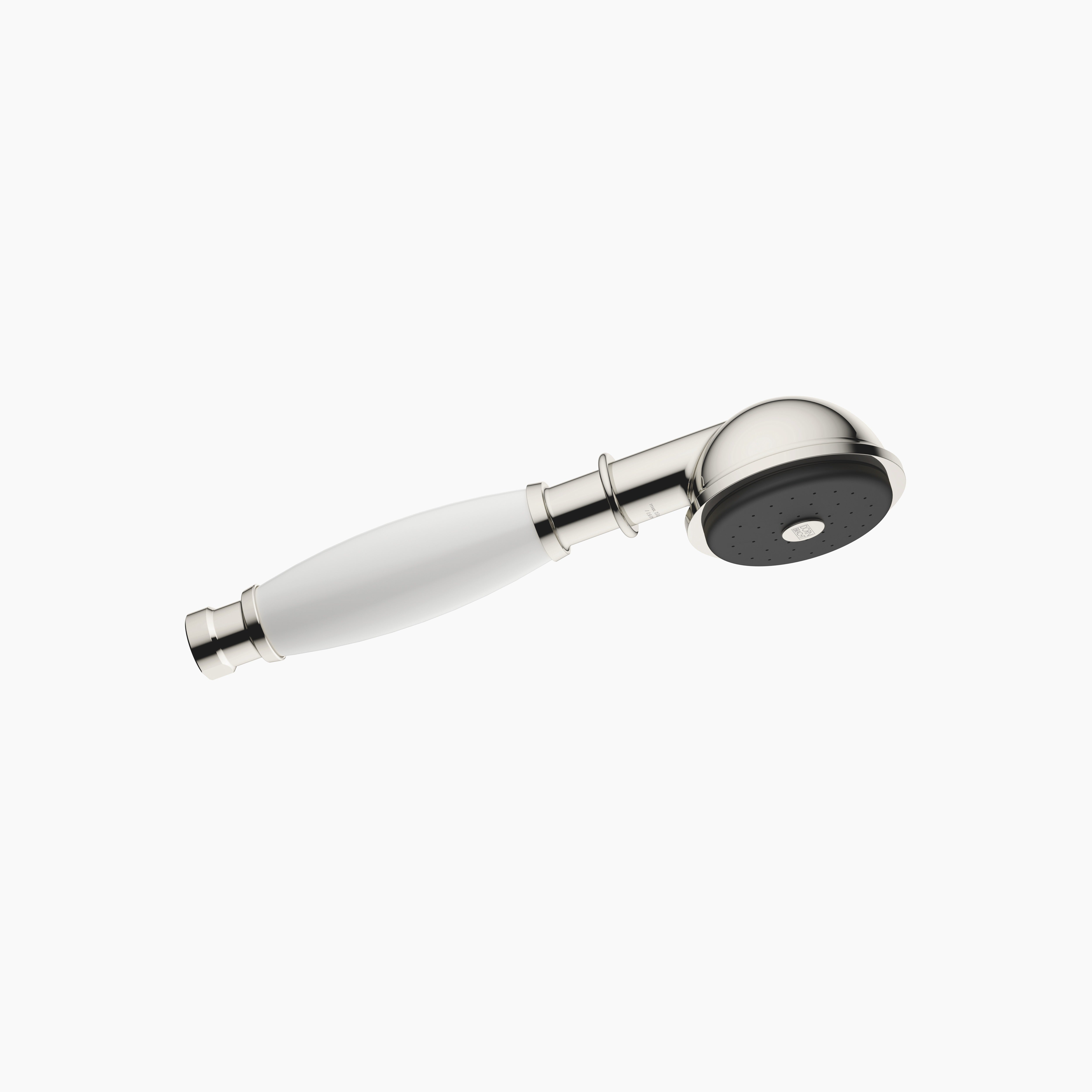 Madison Metal Hand Shower With Porcelain Insert White Chrome