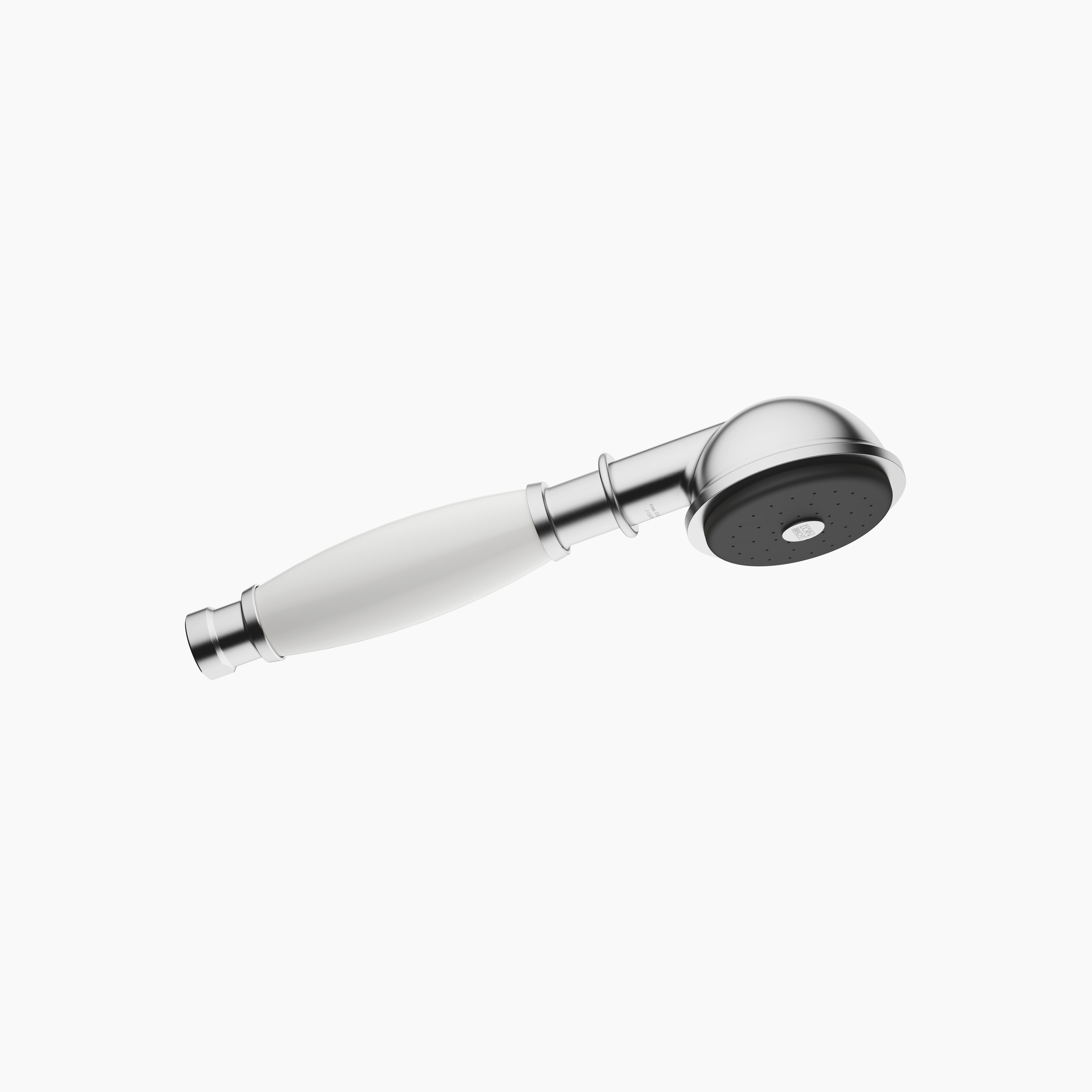 Madison Metal Hand Shower With Porcelain Insert White Chrome
