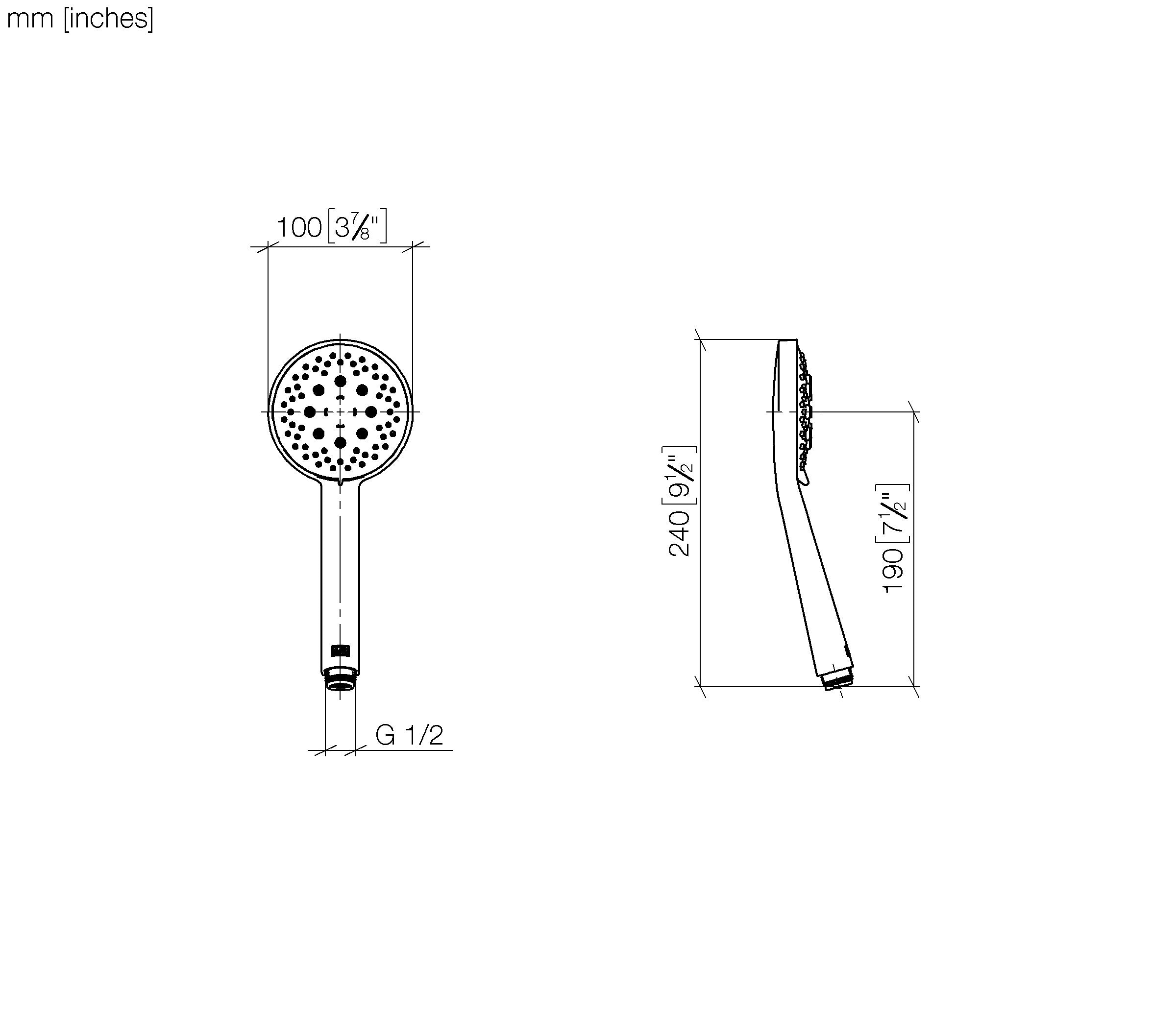 Hand Shower Chrome V