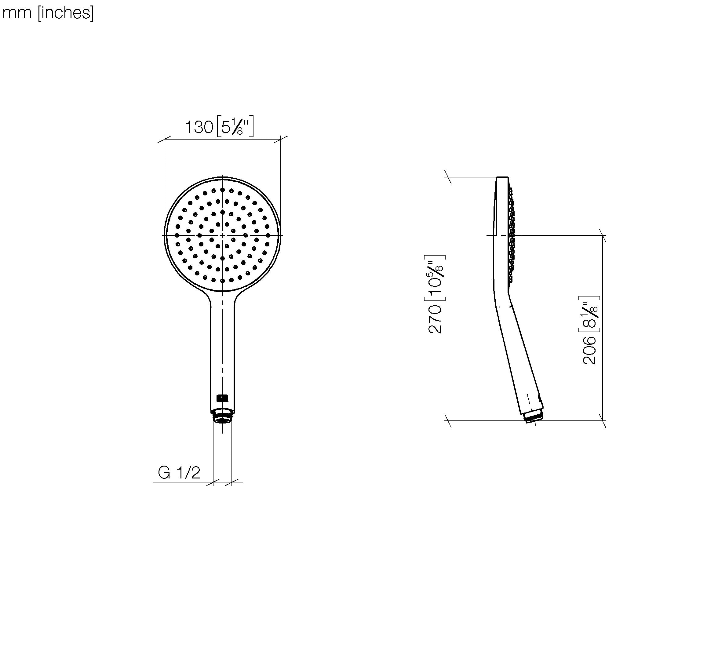 Series Various Hand Shower Flowreduce Chrome II