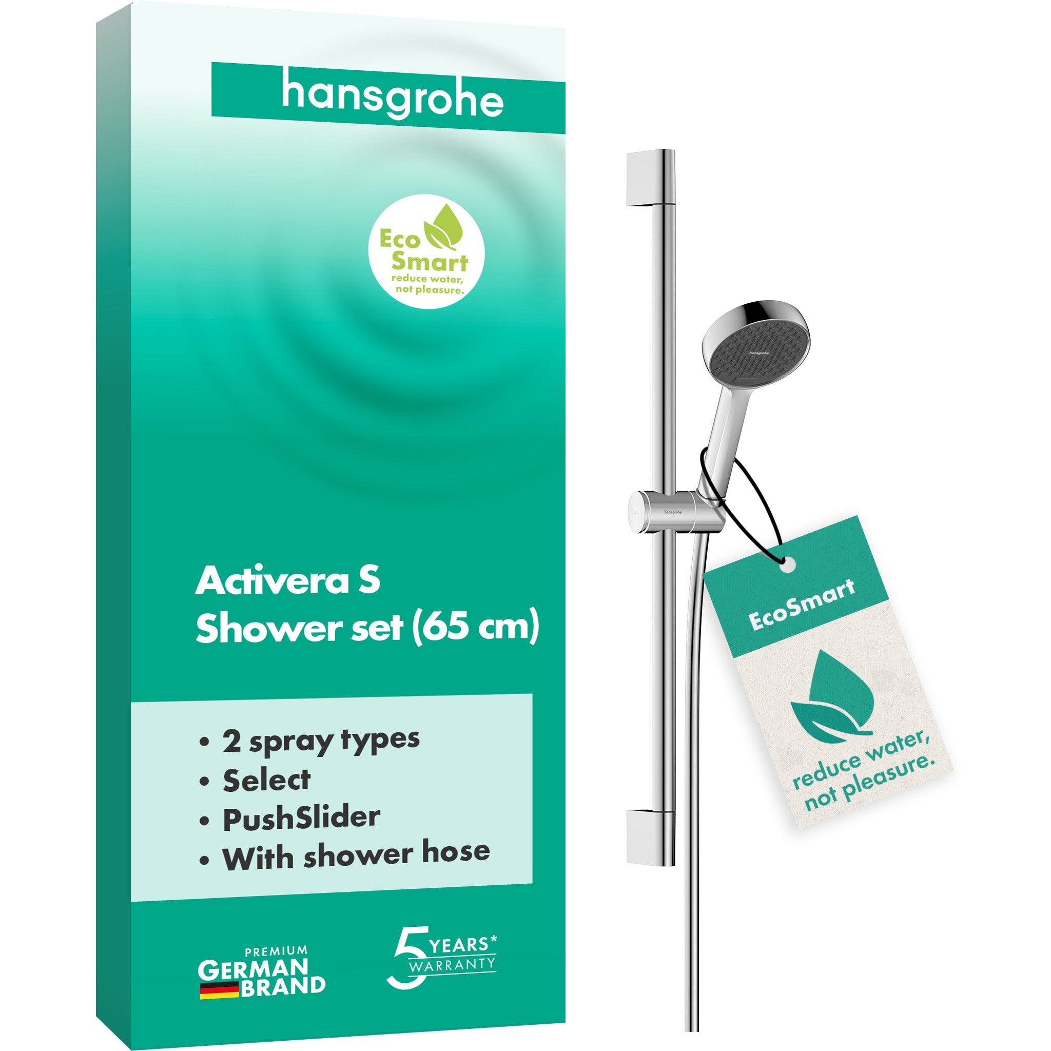 Activera Select S Shower set 95 2jet EcoSmart with shower bar 65 cm