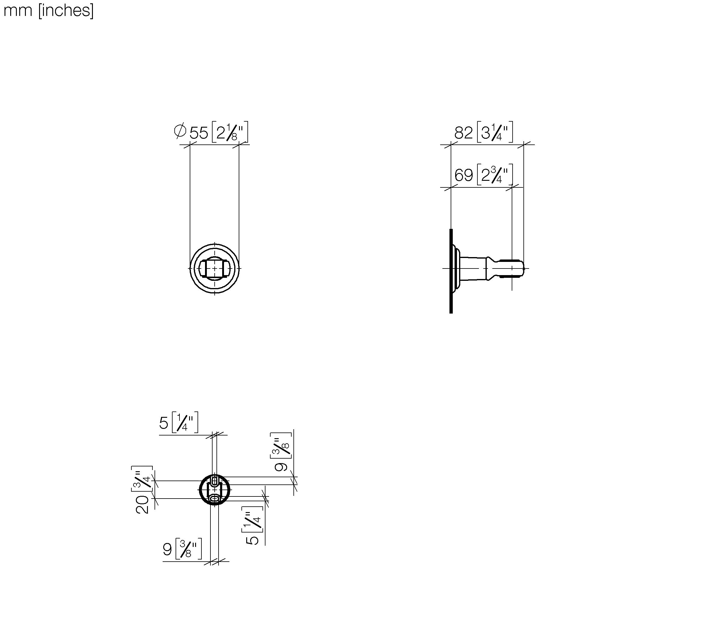 Madison Wall Bracket Chrome