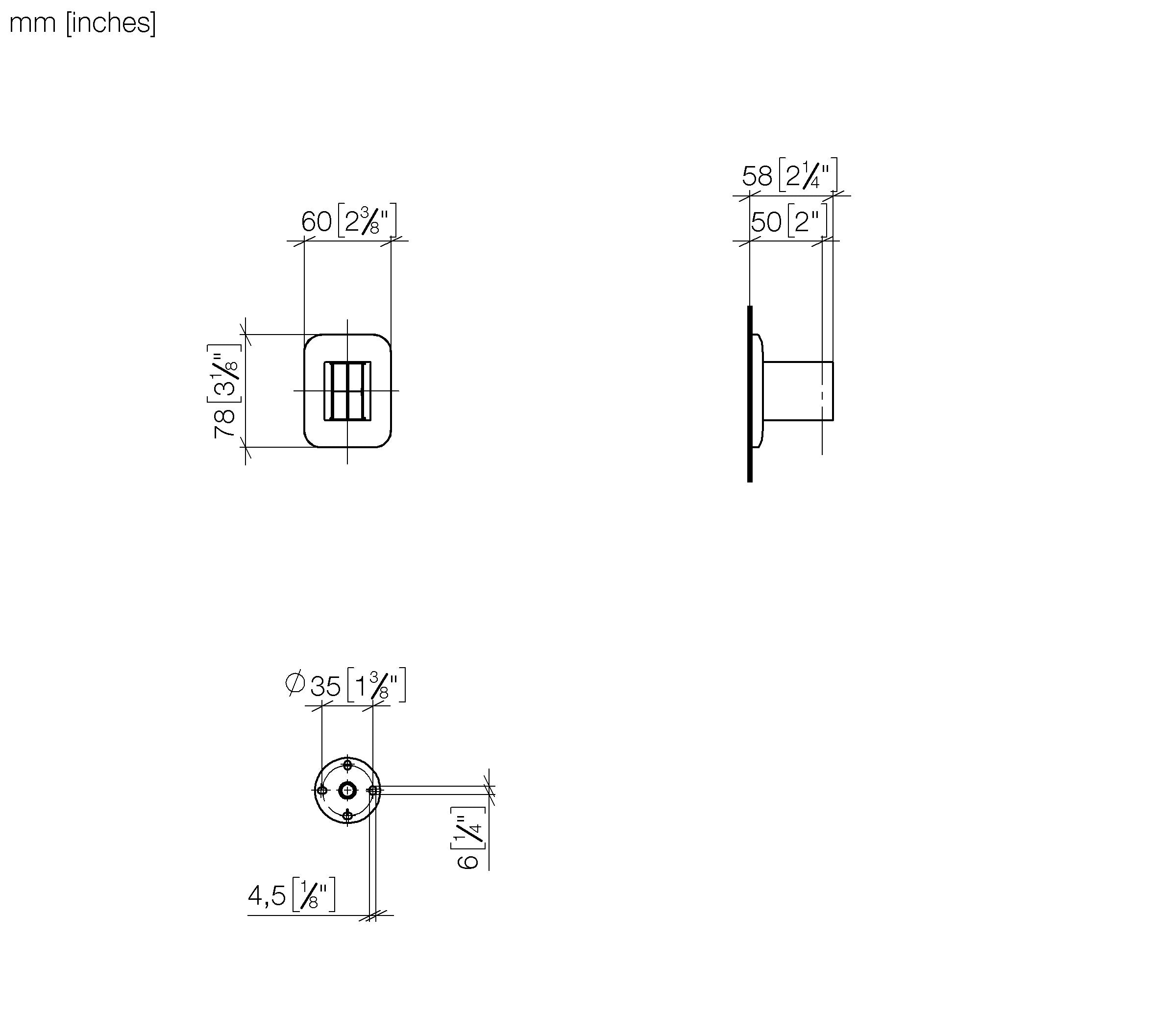 Liss Wall Bracket Chrome