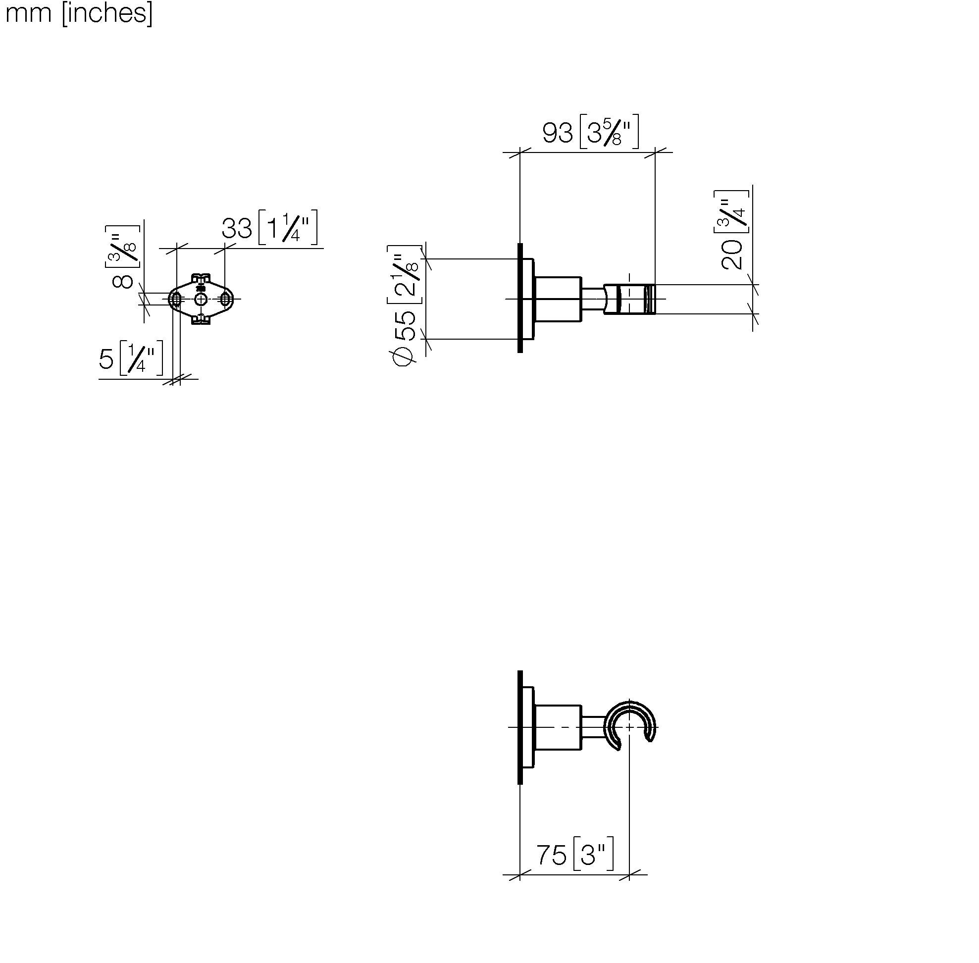 Tara Wall Bracket Chrome