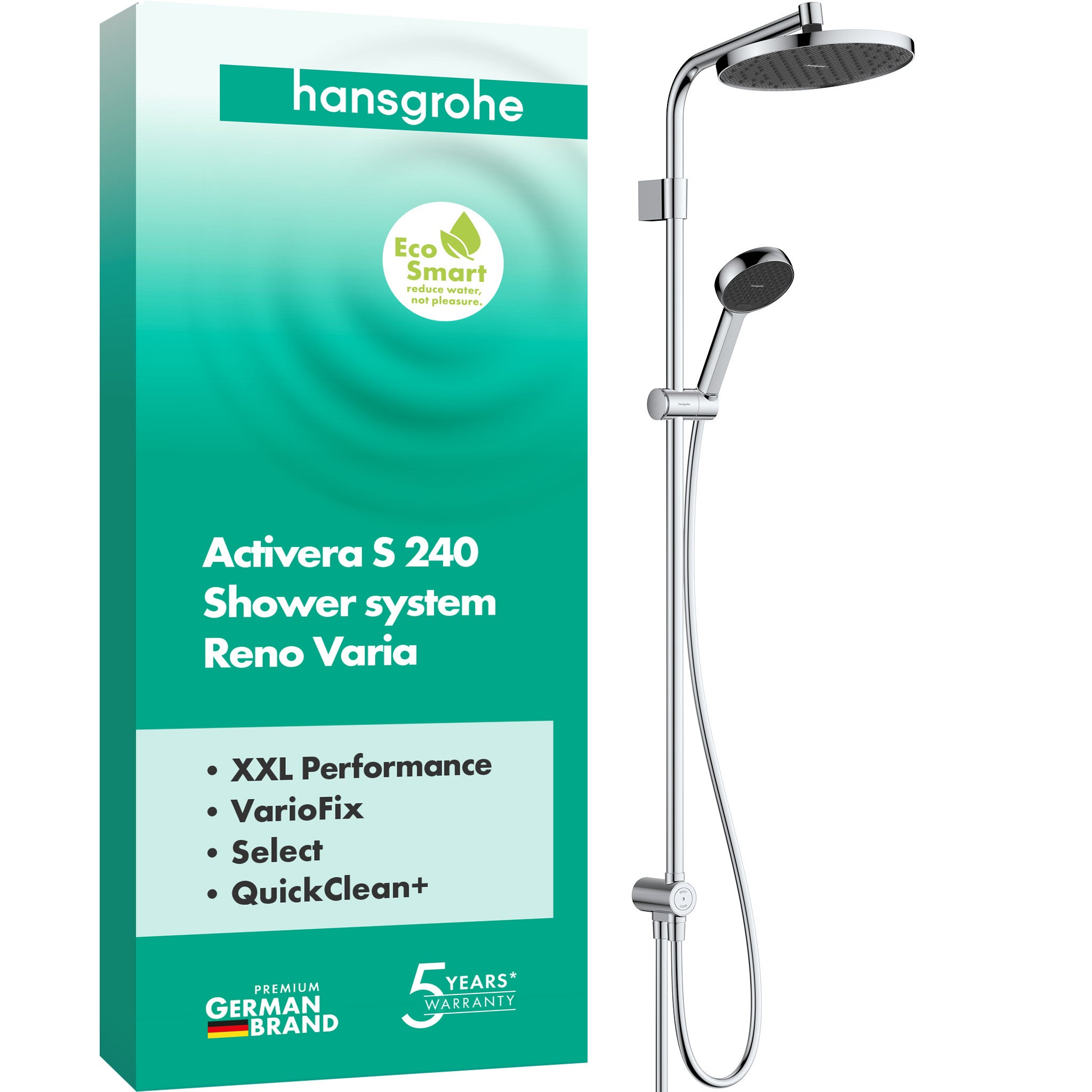 Activera S Showerpipe 240 1jet EcoSmart Reno Varia