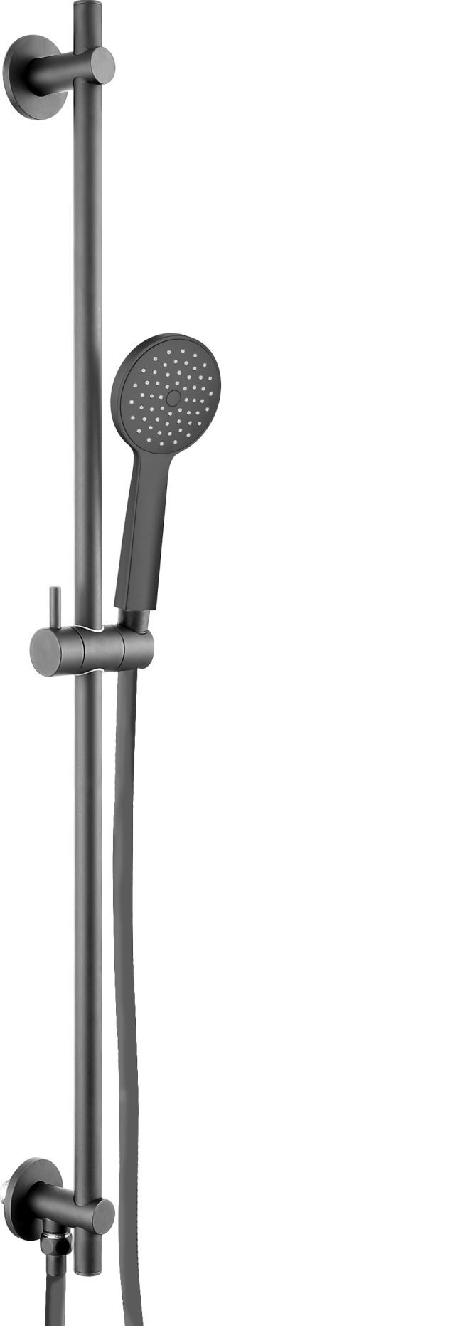 VOS SLIDE RAIL WITH ROUND SHOWER HANDLE AND HOSE