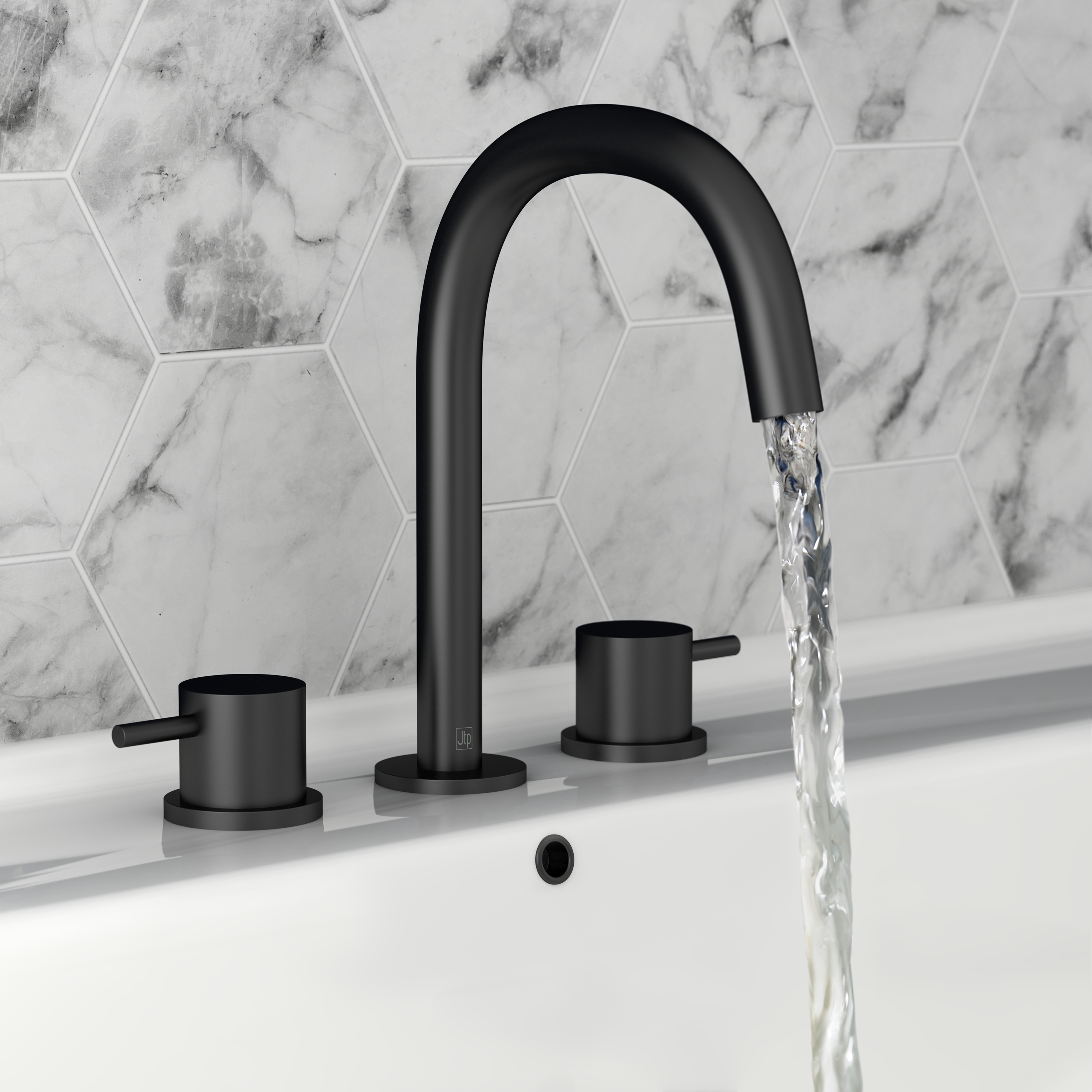 VOS 3 HOLE DECK MOUNTED BASIN MIXER