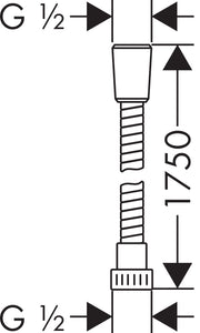 Metaflex Shower hose 175 cm