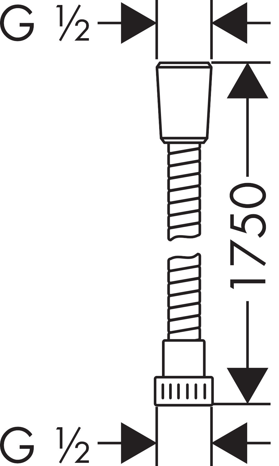 Metaflex Shower hose 175 cm