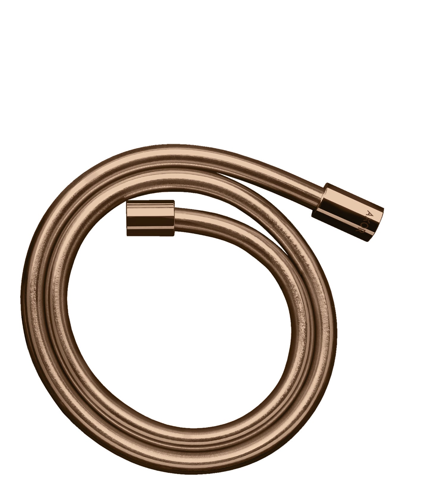 AXOR ShowerSolutions Metal effect shower hose 2.00 m with cylindrical nuts
