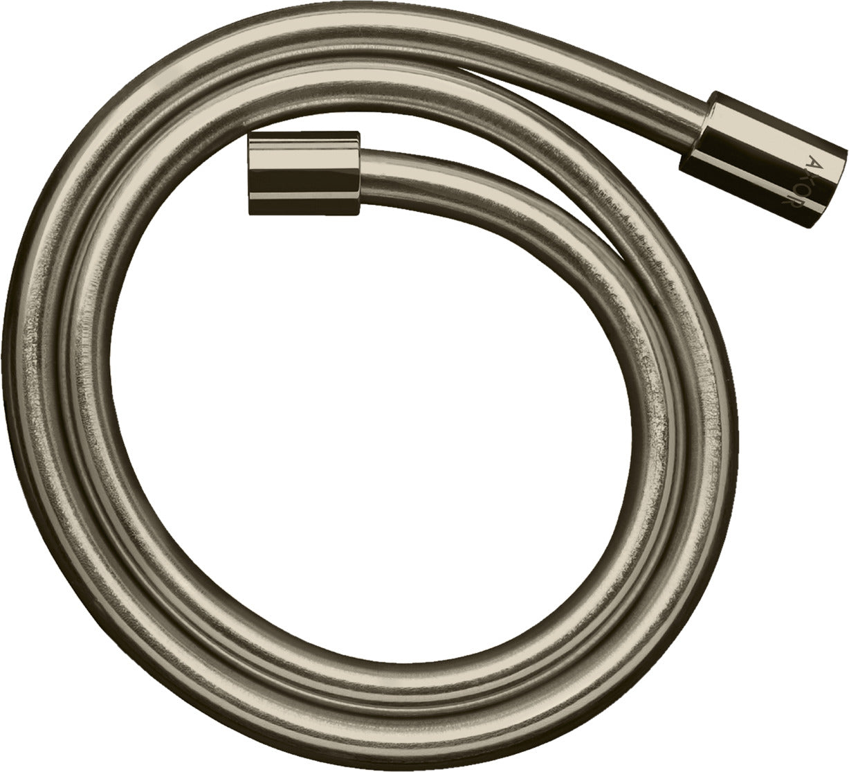 AXOR ShowerSolutions Metal effect shower hose 1.60 m with cylindrical nuts