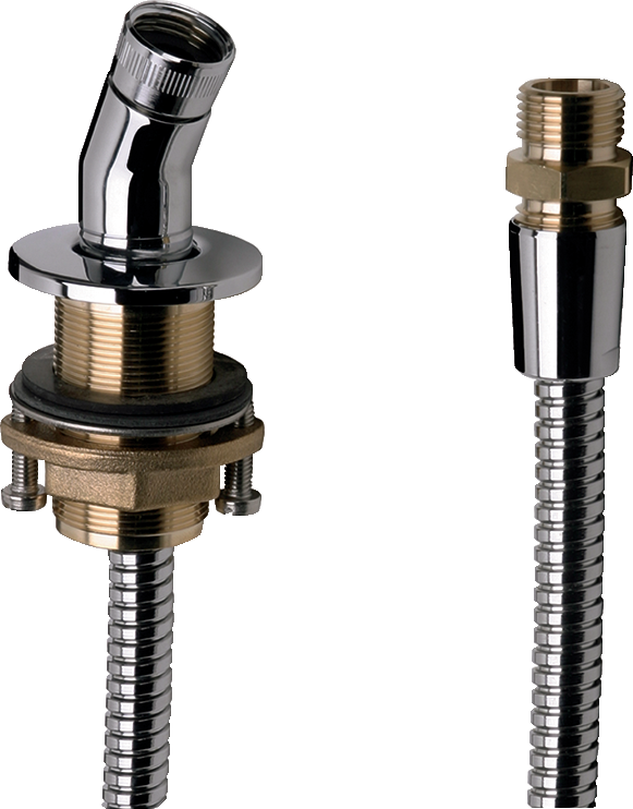 Shower holder rim-mounted ½"