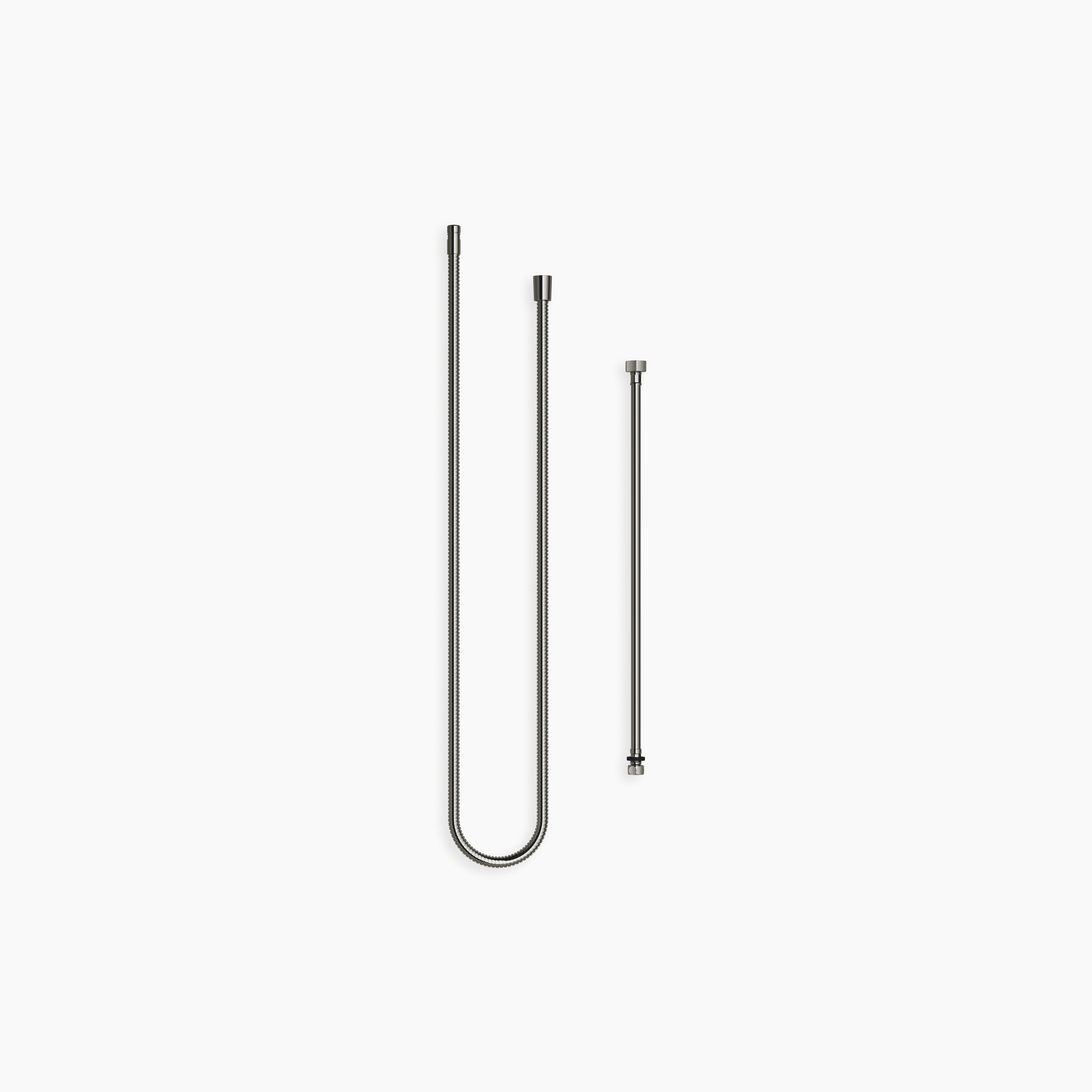 Metal Shower Hose In Two Parts 1 2 X 3 8 X 2250 mm Chrome