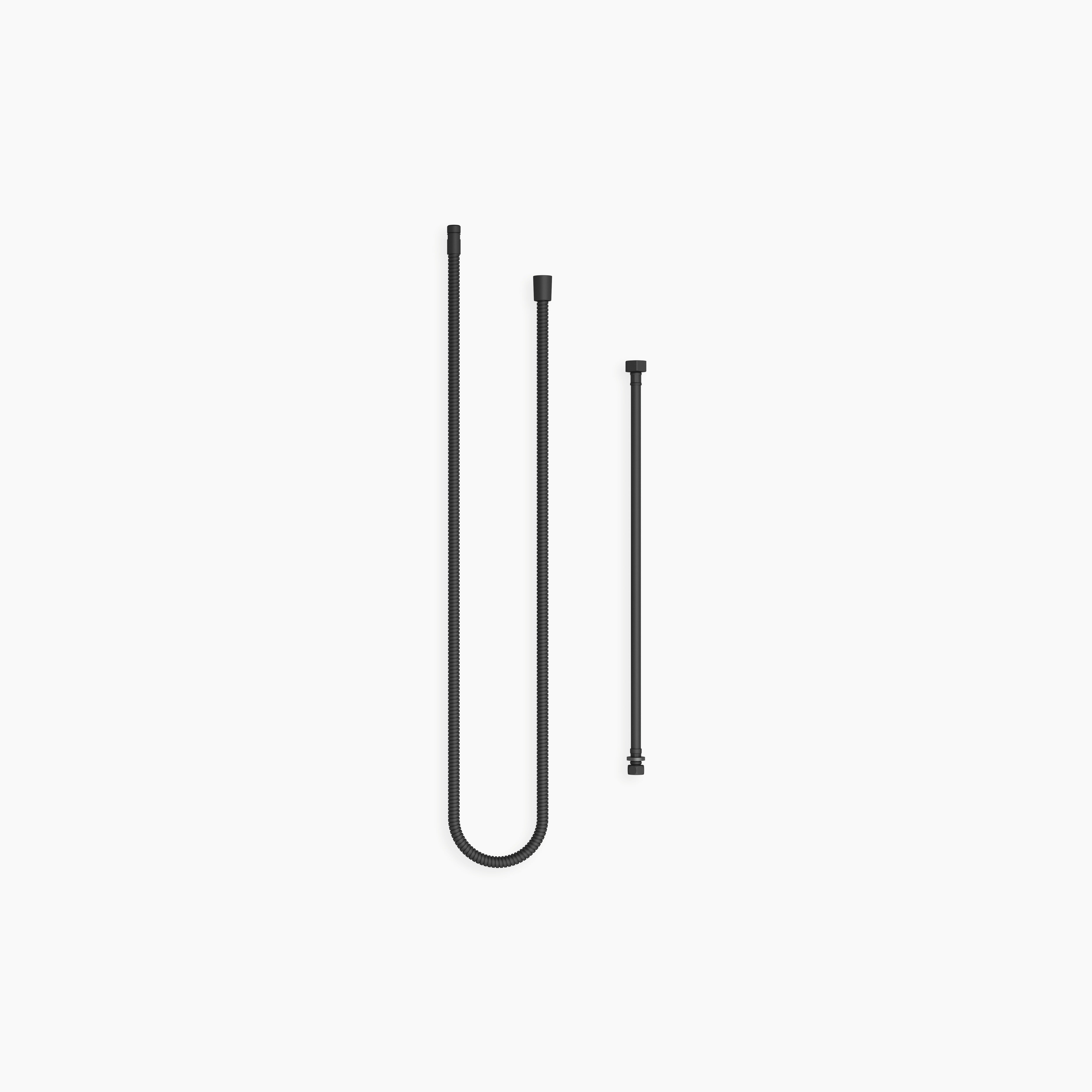 Metal Shower Hose In Two Parts 1 2 X 3 8 X 2250 mm Chrome