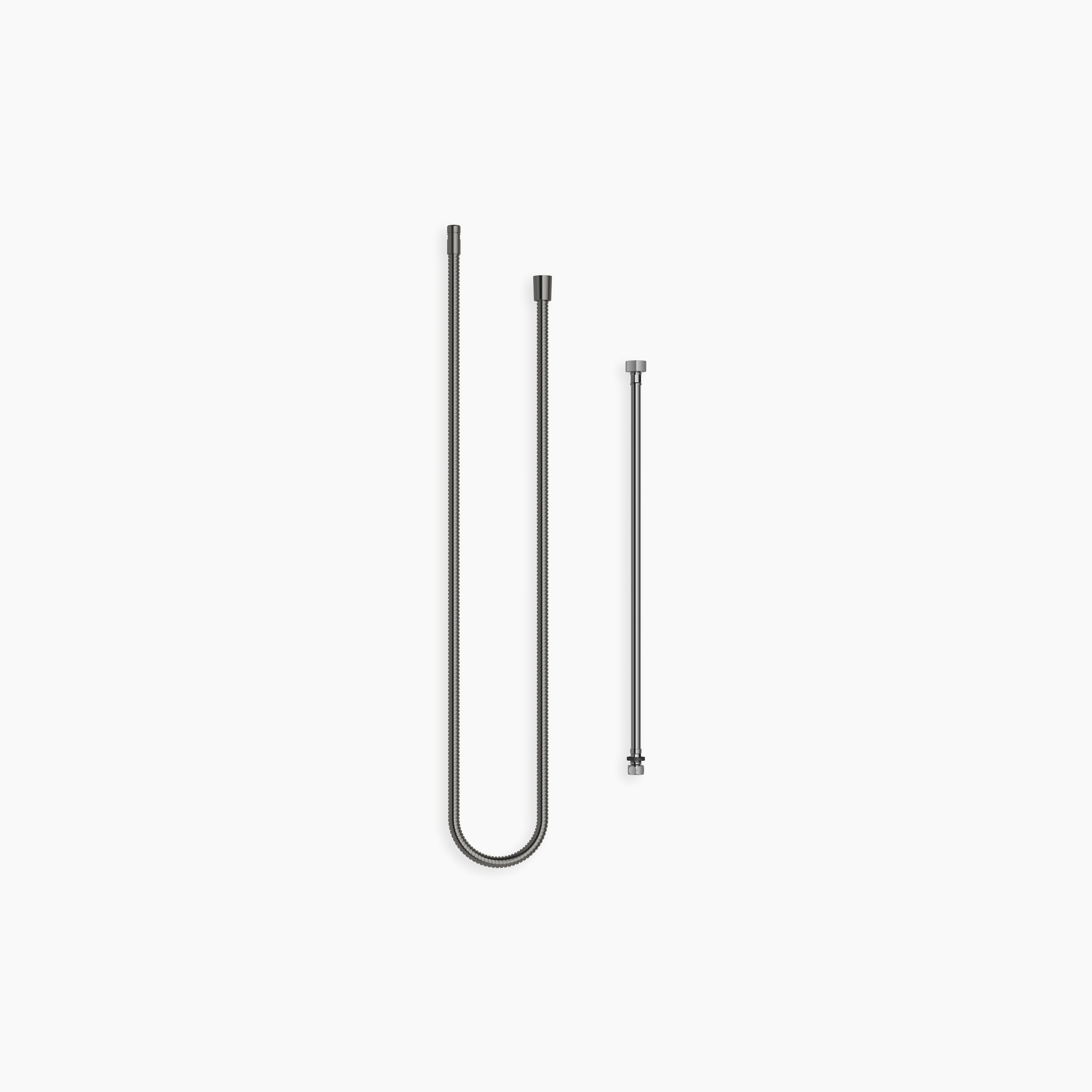 Metal Shower Hose In Two Parts 1 2 X 3 8 X 2250 mm Chrome
