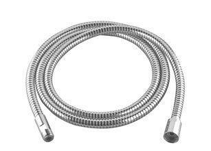 Metal Shower Hose Extending 1 2 X 3 8 X 1250 mm Chrome