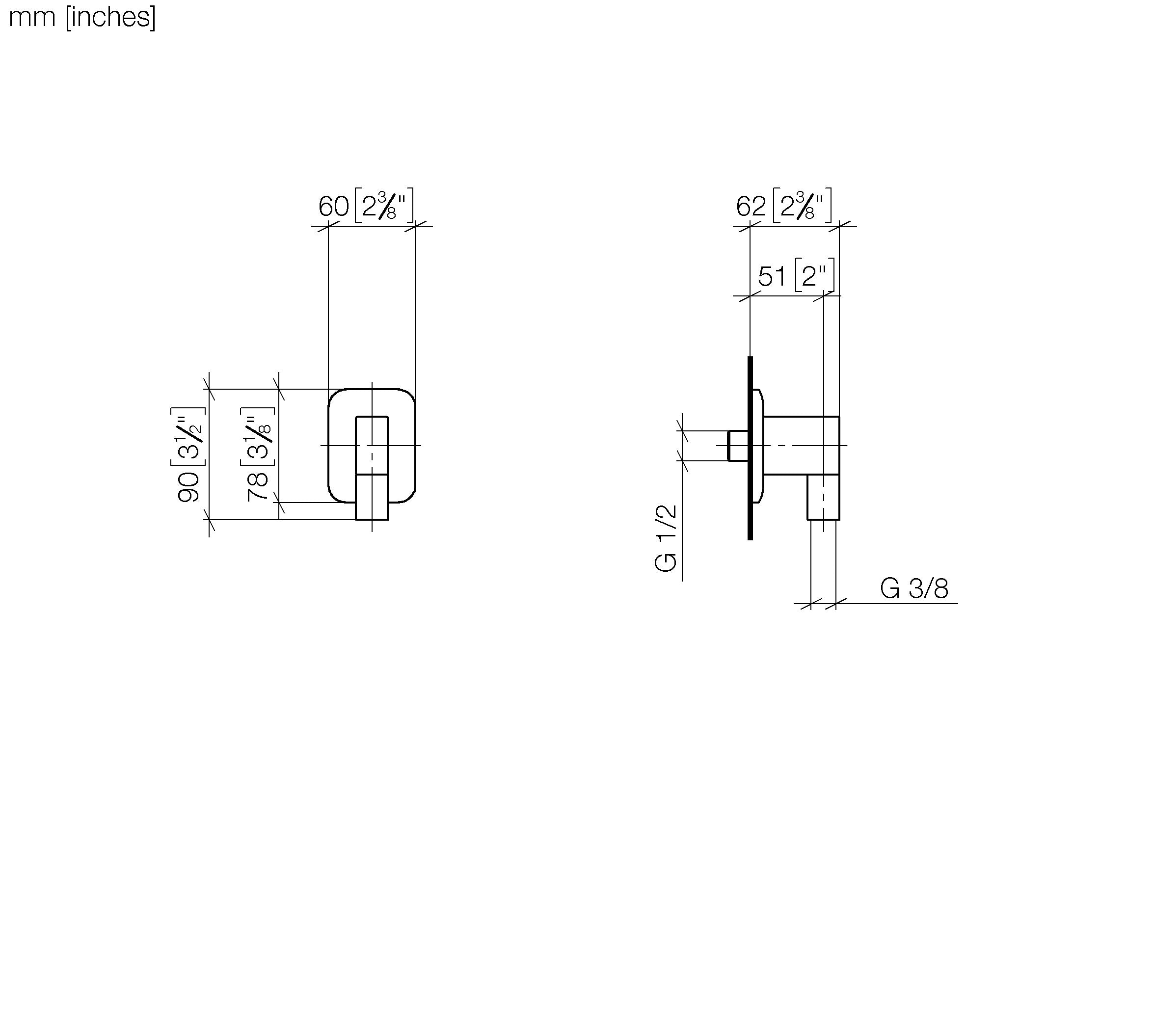 Liss Wall Elbow Chrome