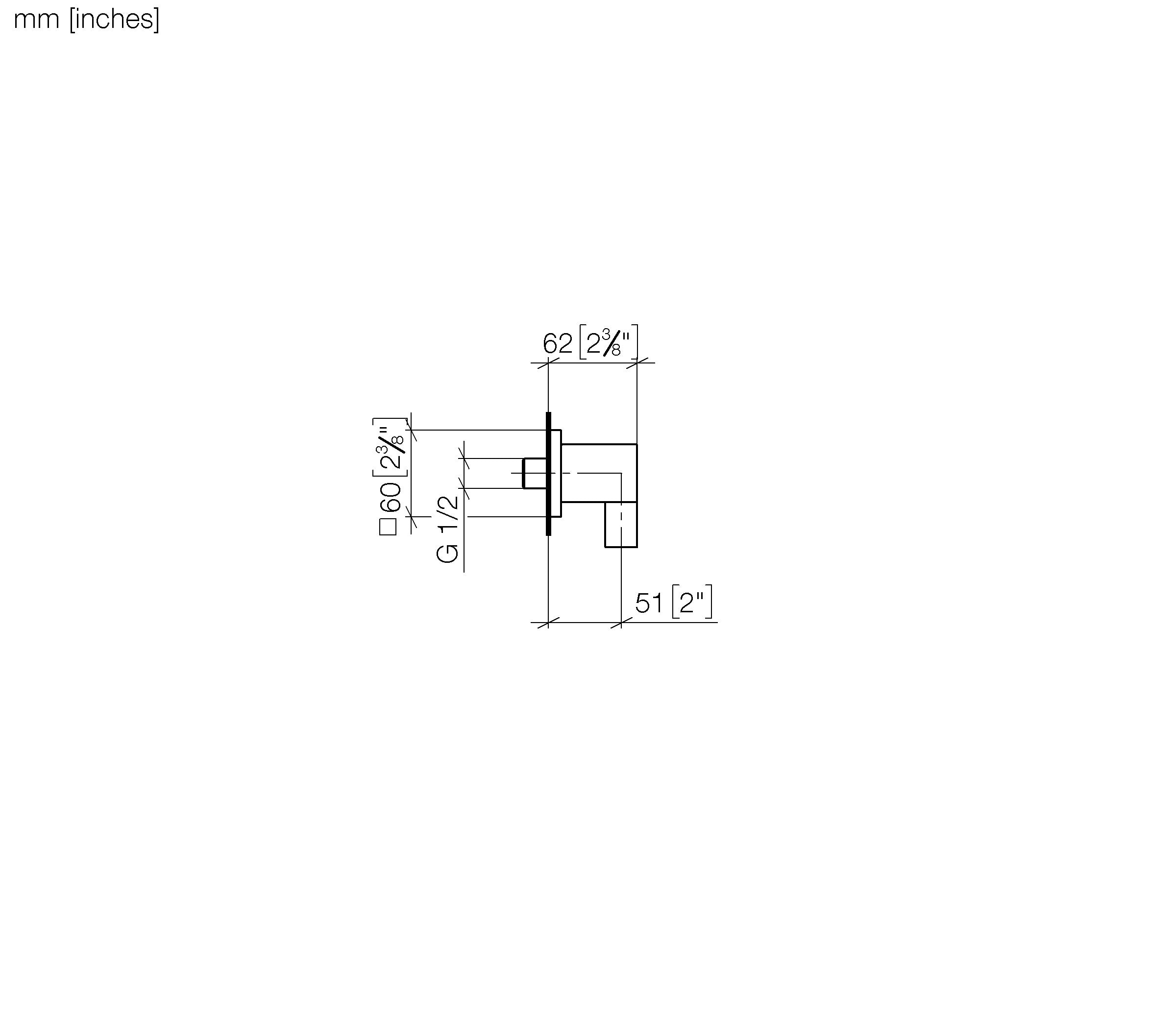 Wall Elbow Chrome II