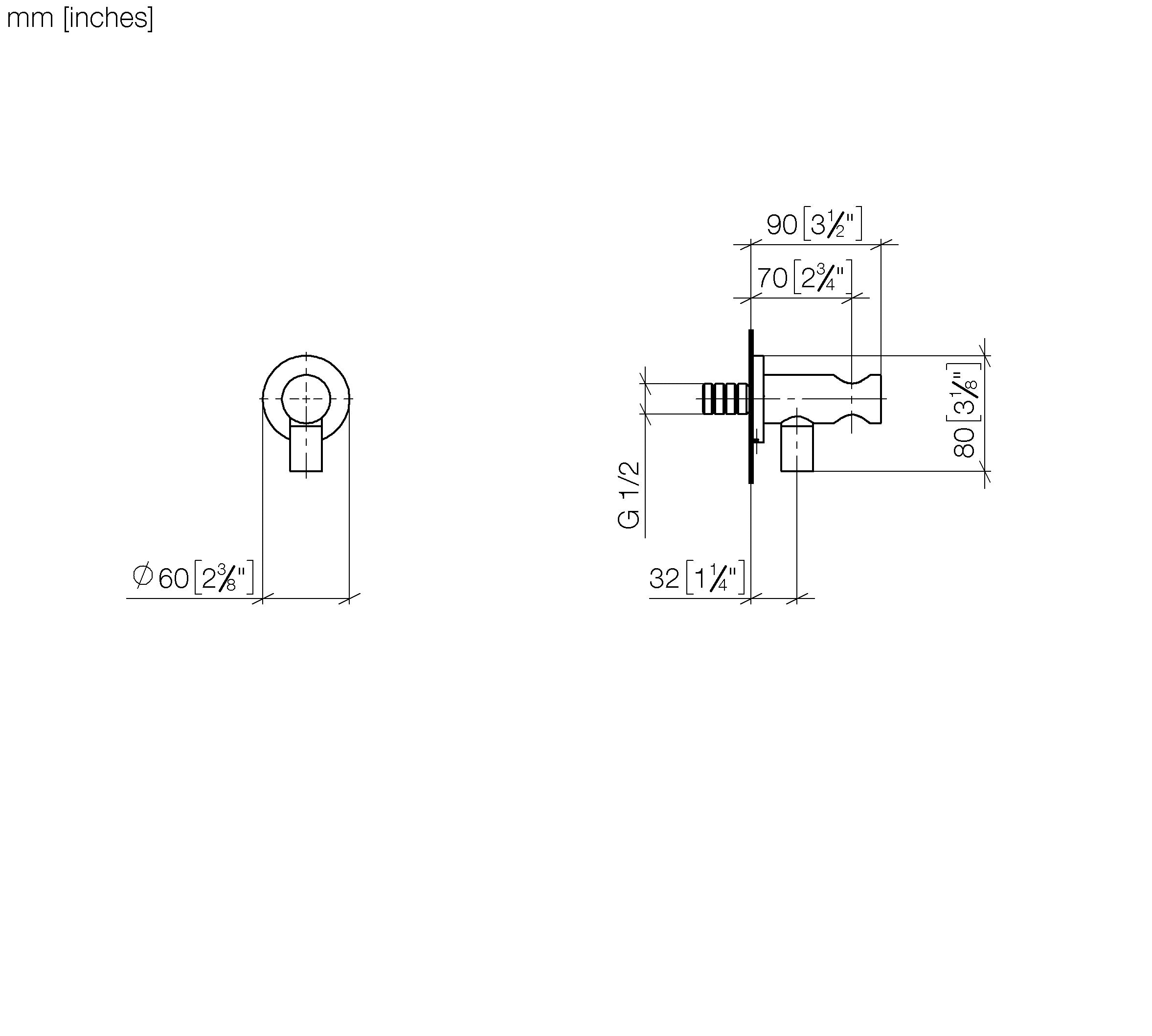 Wall Elbow With Integrated Shower Holder Chrome