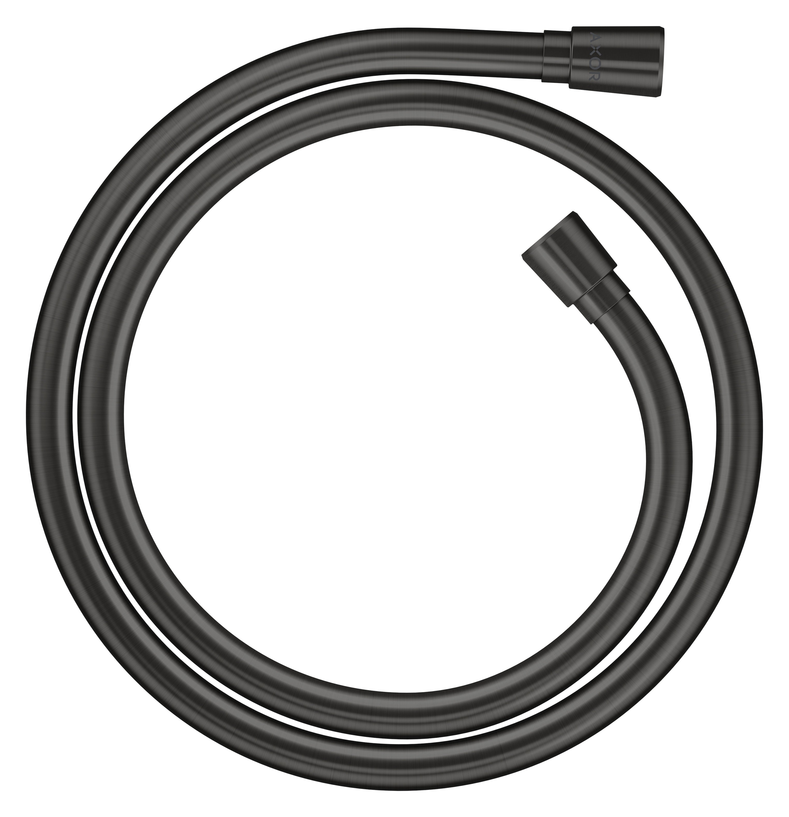 AXOR ShowerSolutions Metal effect shower hose 1.25 m with conical nuts