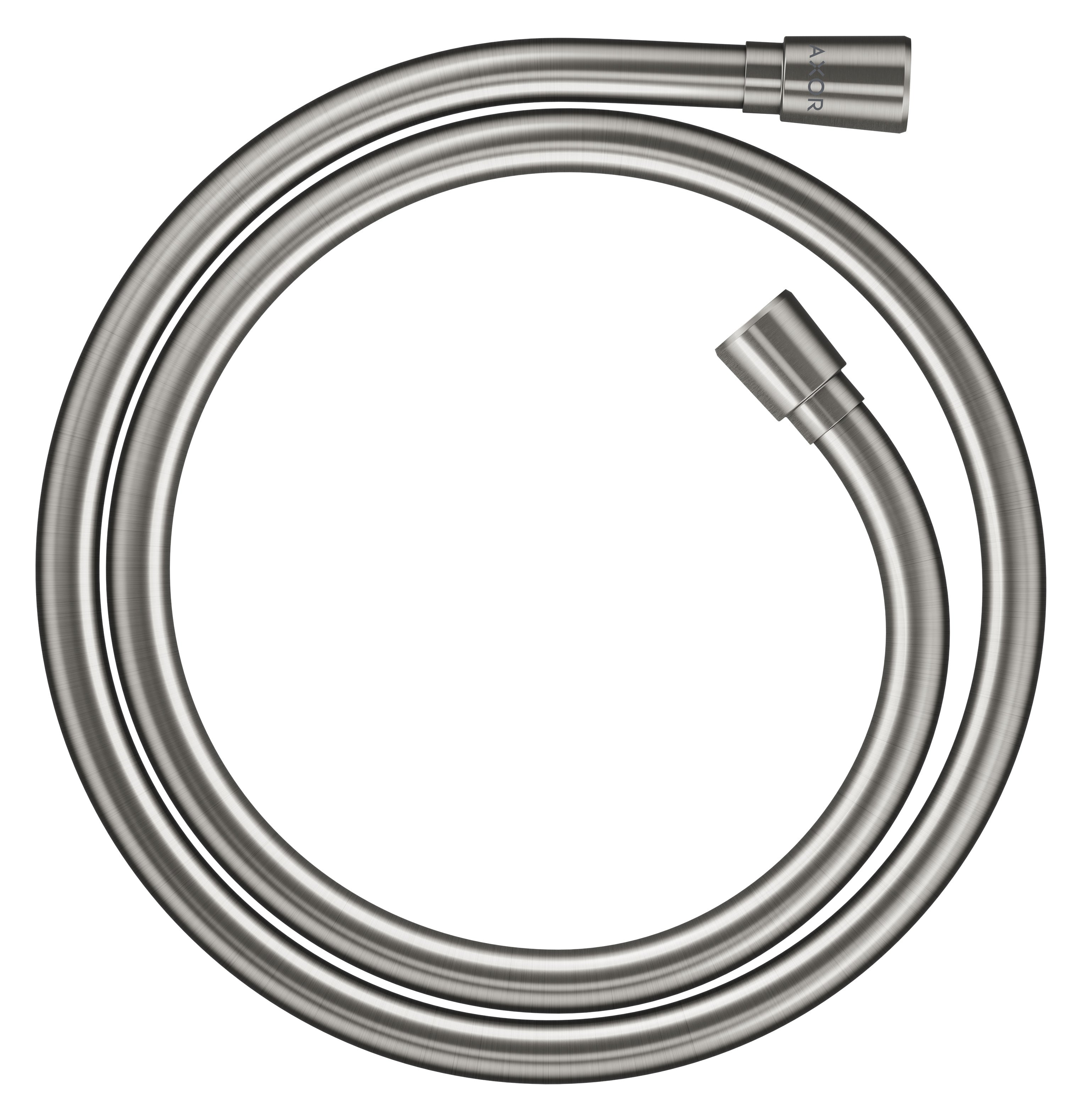 AXOR ShowerSolutions Metal effect shower hose 1.25 m with conical nuts