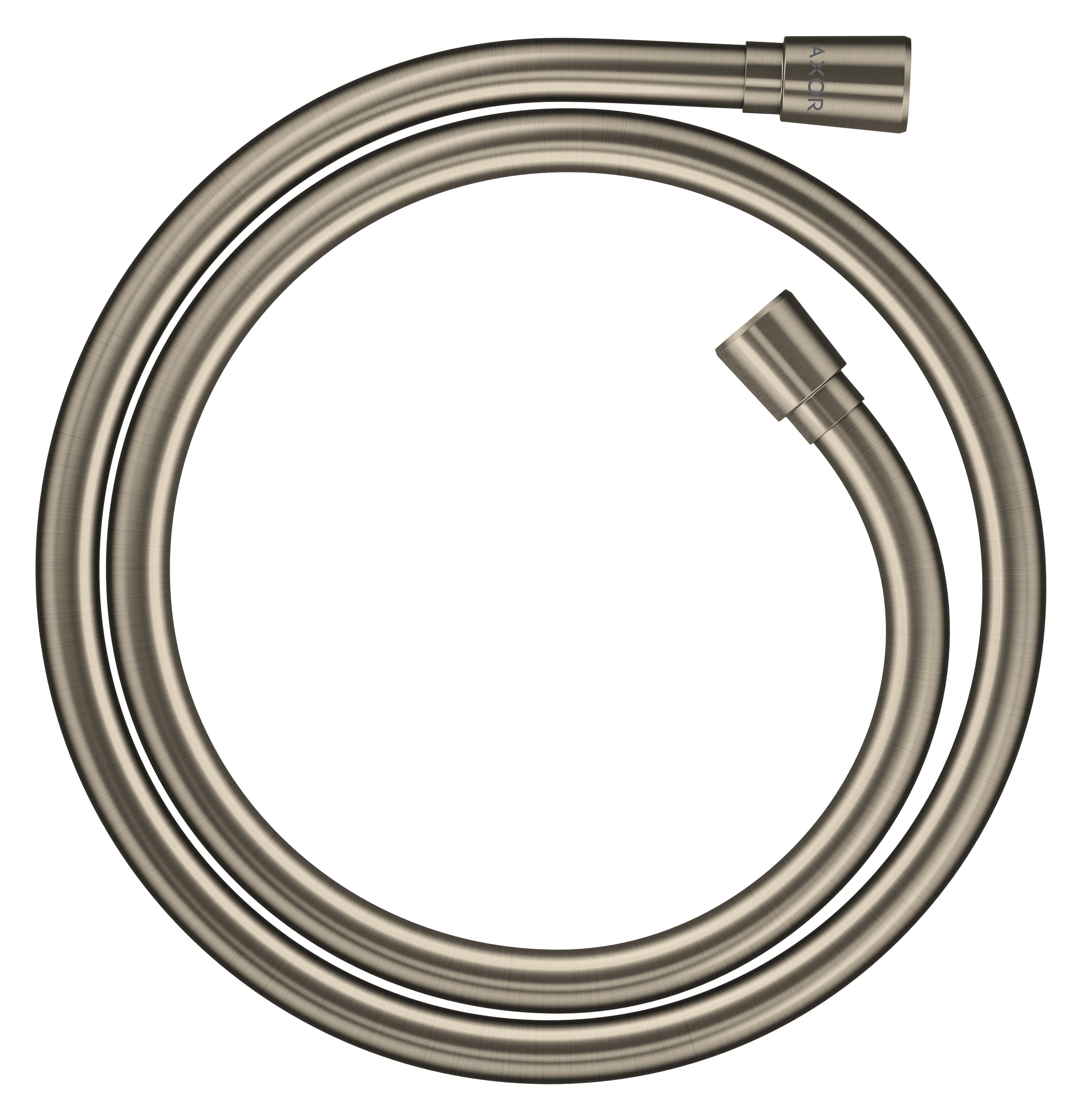 AXOR ShowerSolutions Metal effect shower hose 1.25 m with conical nuts