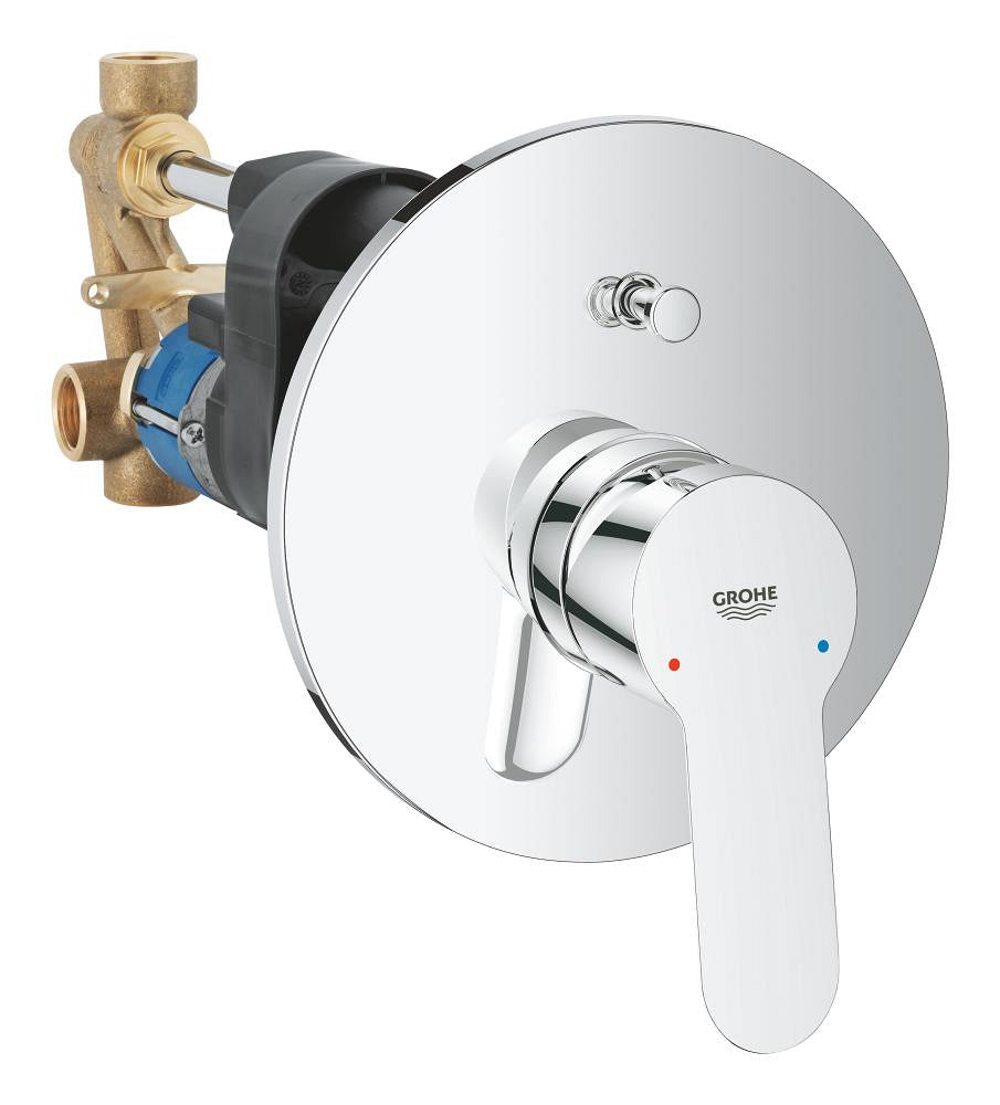 BauEdge Single-lever bath/shower mixer 1/2"