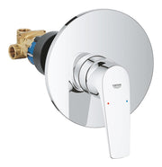 BauFlow Single-lever shower mixer trim