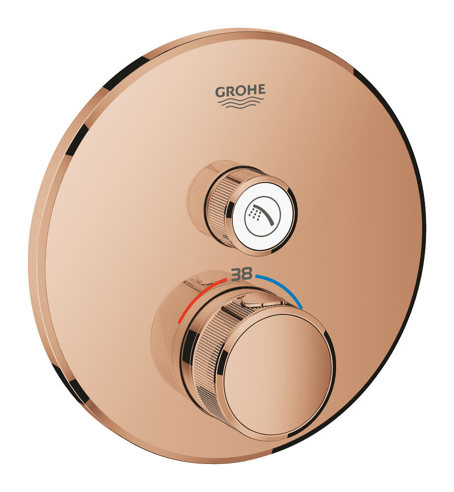 Grohtherm SmartControl Thermostat for concealed installation with one valve