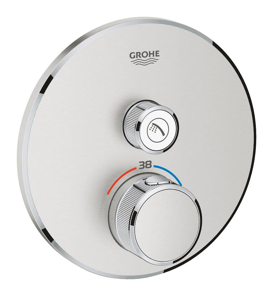 Grohtherm SmartControl Thermostat for concealed installation with one valve