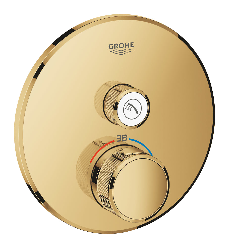 Grohtherm SmartControl Thermostat for concealed installation with one valve