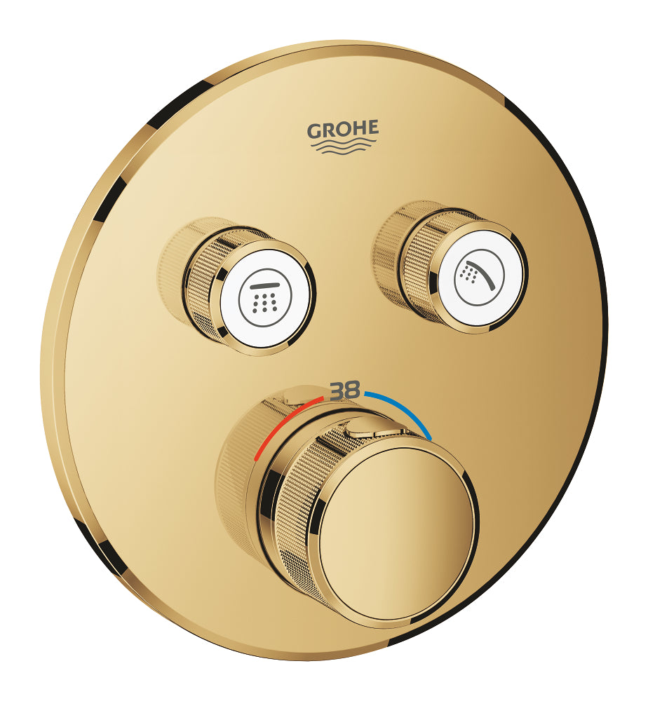 Grohtherm SmartControl Thermostat for concealed installation with 2 valves
