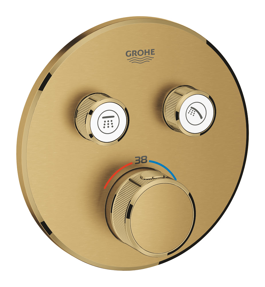 Grohtherm SmartControl Thermostat for concealed installation with 2 valves