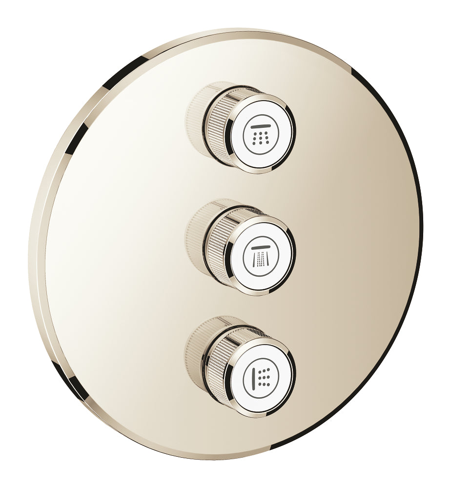 Grohtherm SmartControl Triple volume control trim