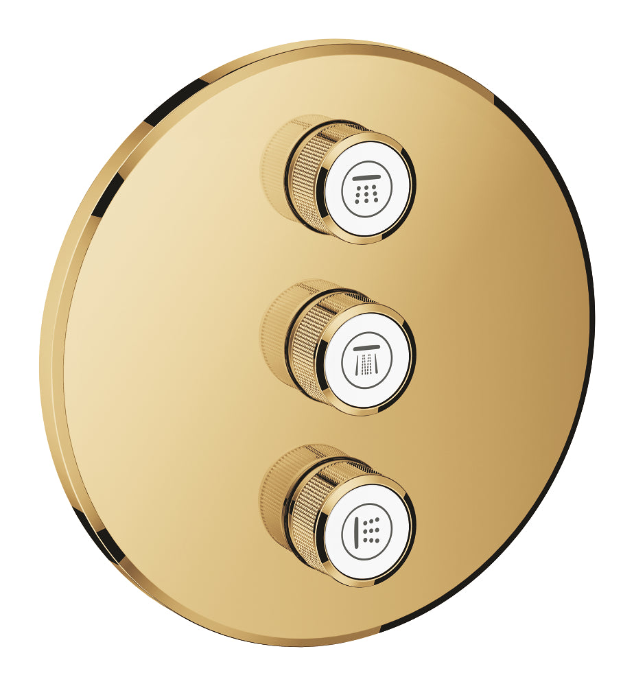 Grohtherm SmartControl Triple volume control trim