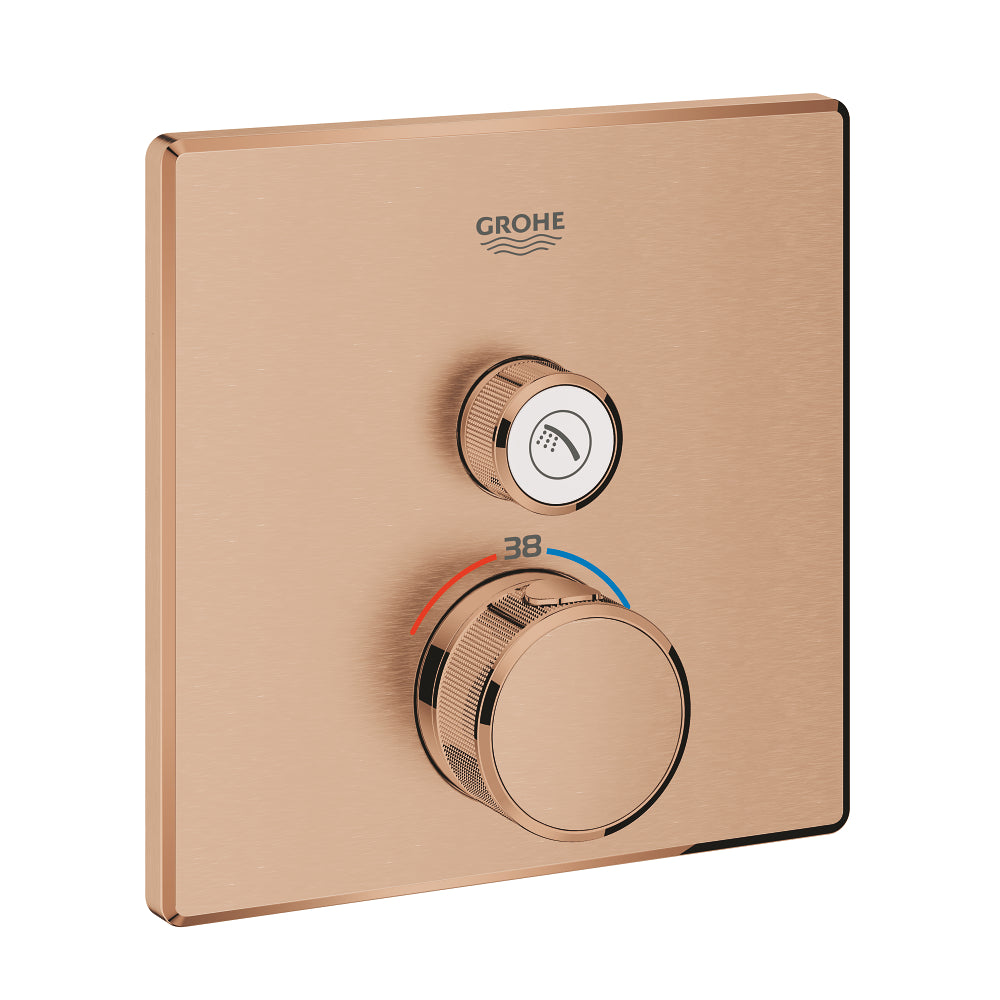 Grohtherm SmartControl Thermostat for concealed installation with one valve