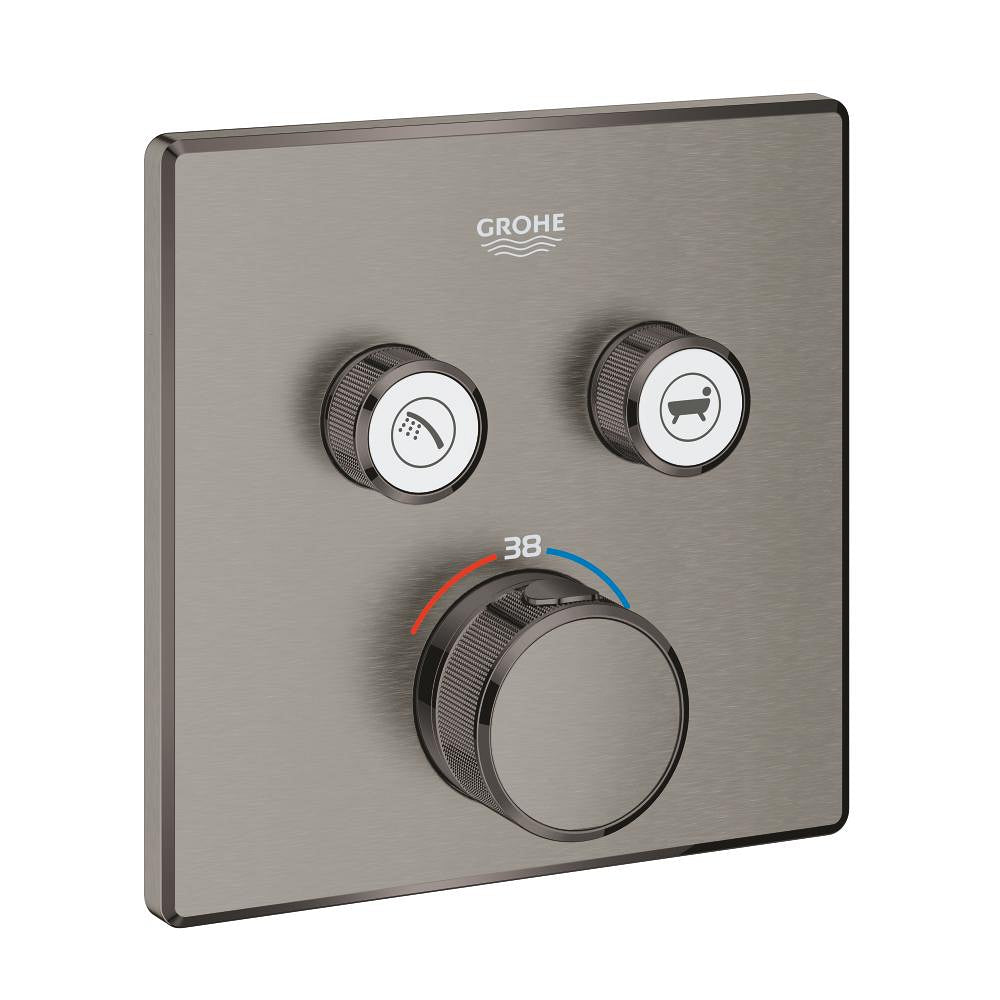 Grohtherm SmartControl Thermostat for concealed installation with 2 valves