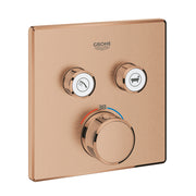 Grohtherm SmartControl Thermostat for concealed installation with 2 valves
