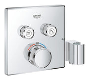 Grohtherm SmartControl Thermostat for concealed installation with 2 valves and integrated shower holder