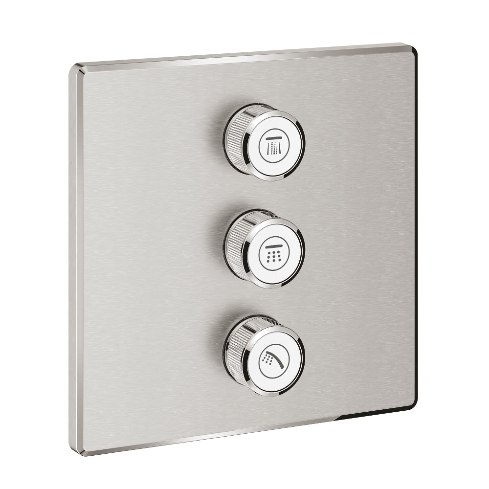 Grohtherm SmartControl Triple volume control trim