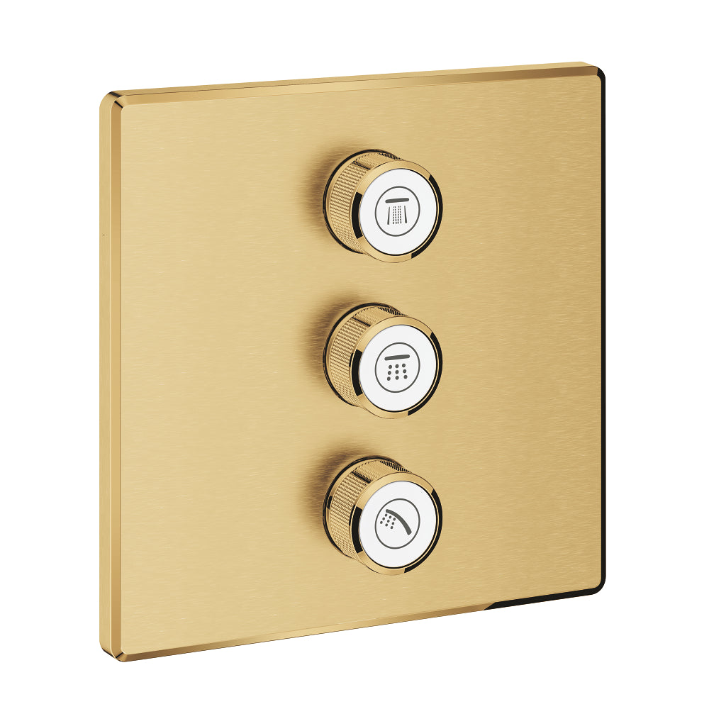 Grohtherm SmartControl Triple volume control trim