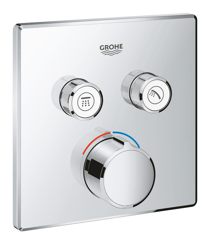SmartControl Concealed mixer with 2 valves