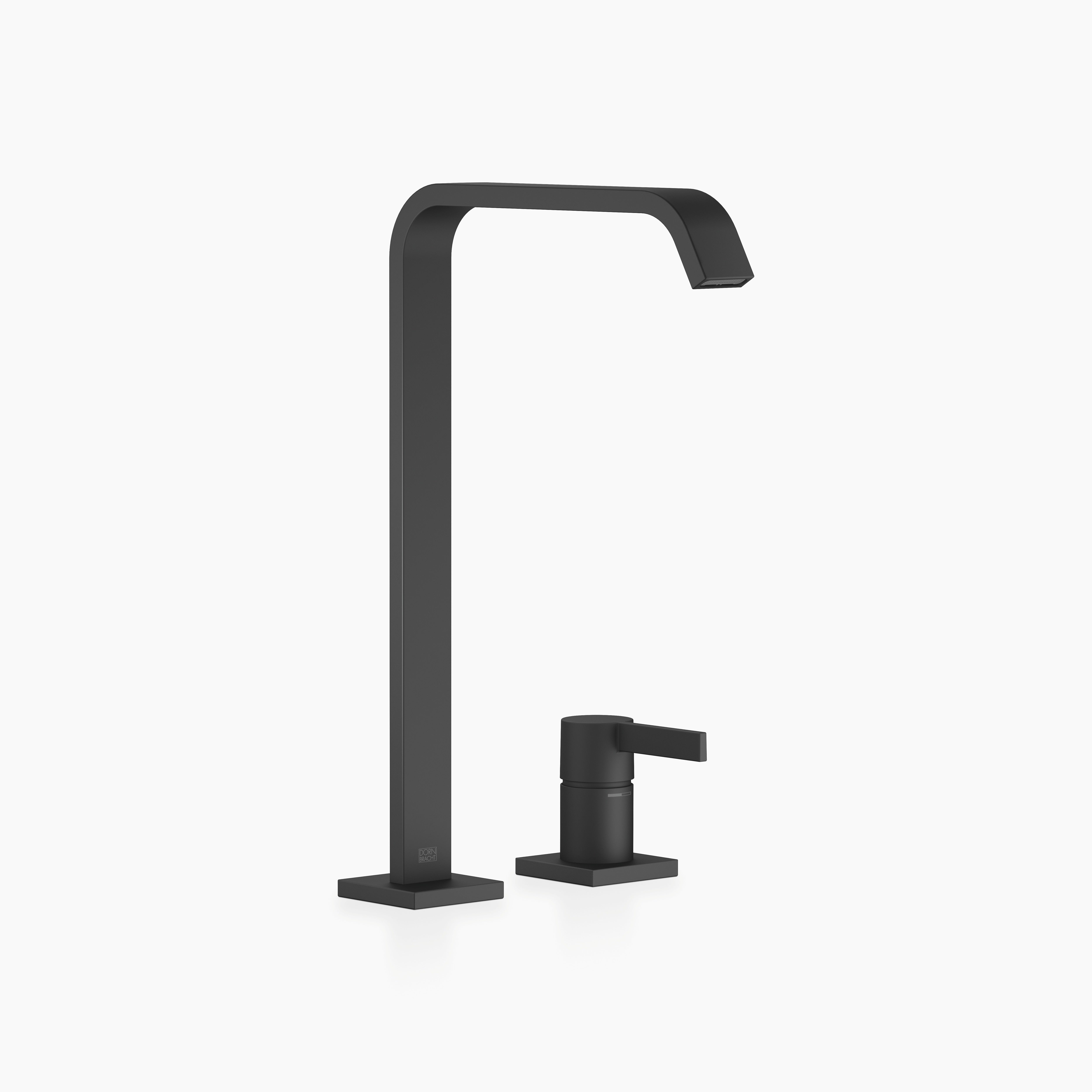 Imo Two Hole Basin Mixer With High Spout Without Pop Up Waste Chrome