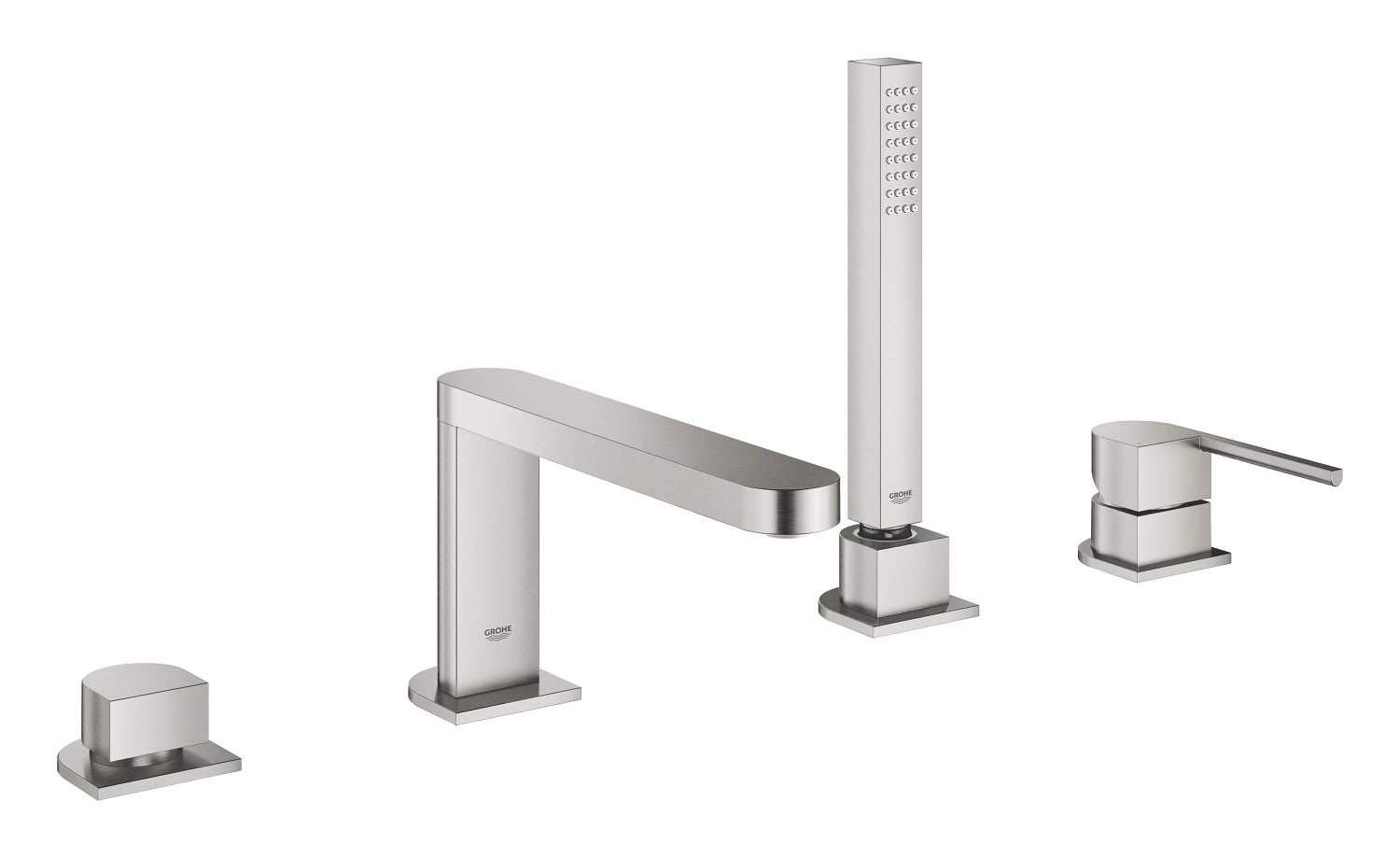 GROHE Plus 4-hole single-lever bath combination