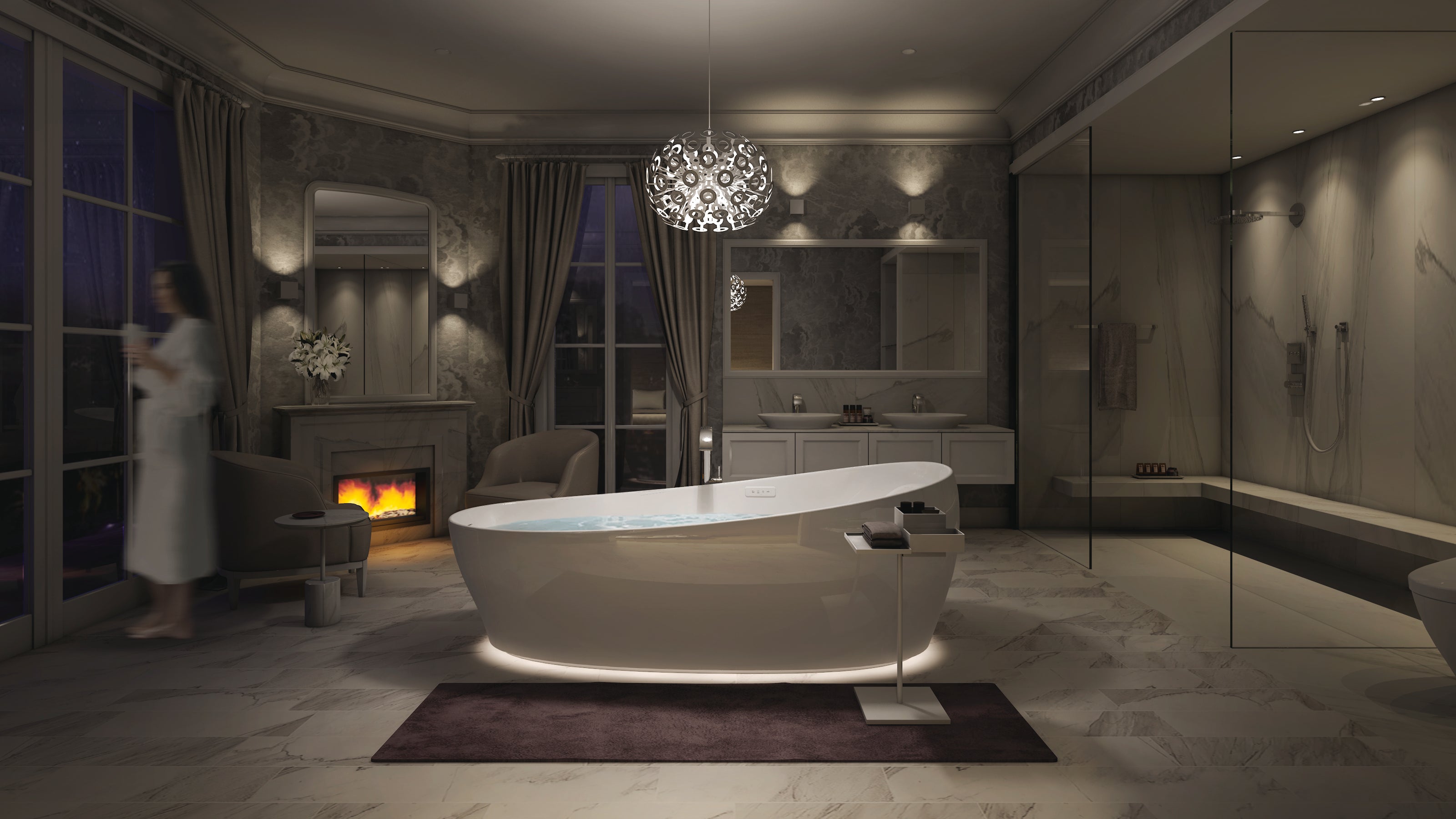 TOTO FREESTANDING FLOTATION TUB