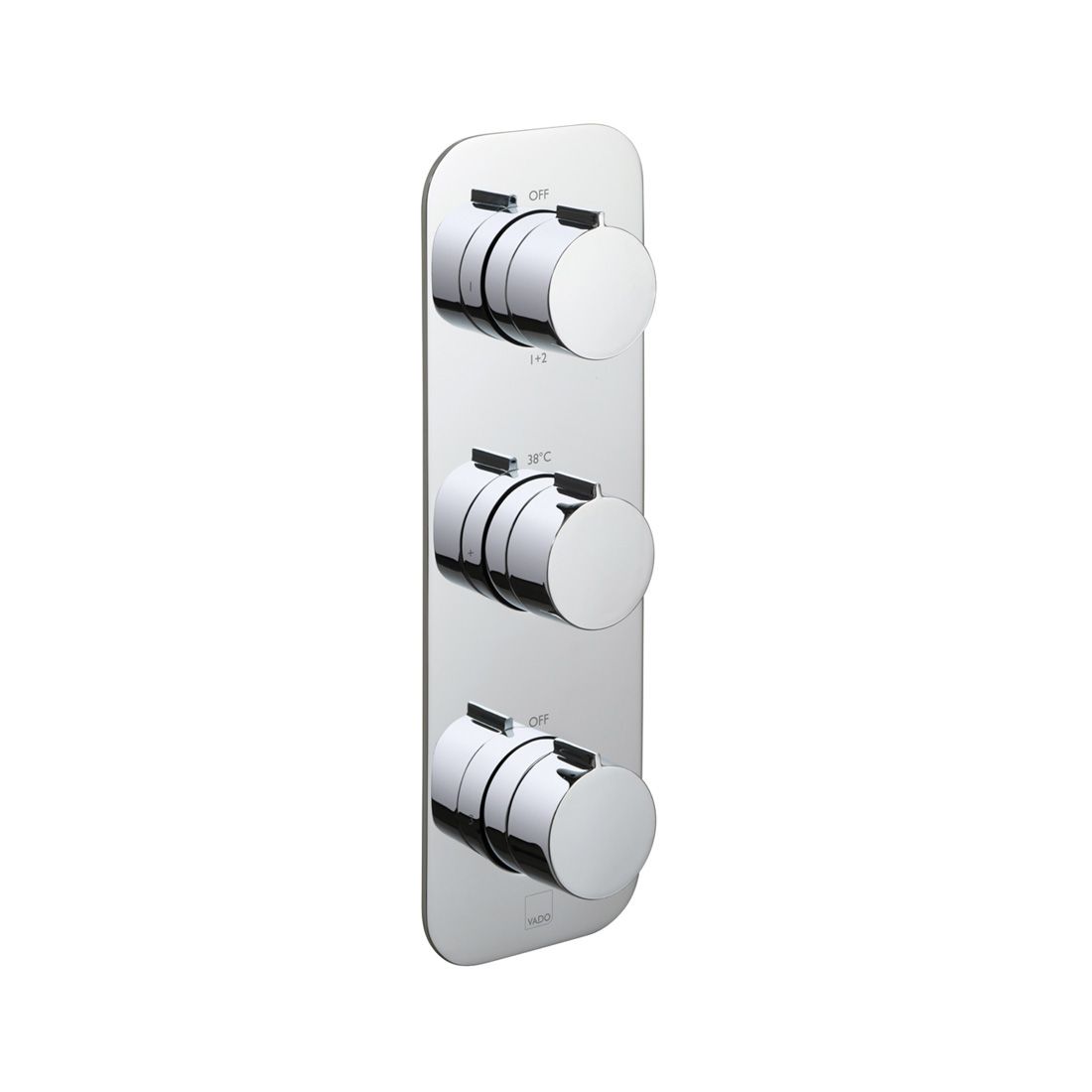 Tablet Altitude 3 Outlet 3 Handle Concealed Thermostatic Valve Vertical