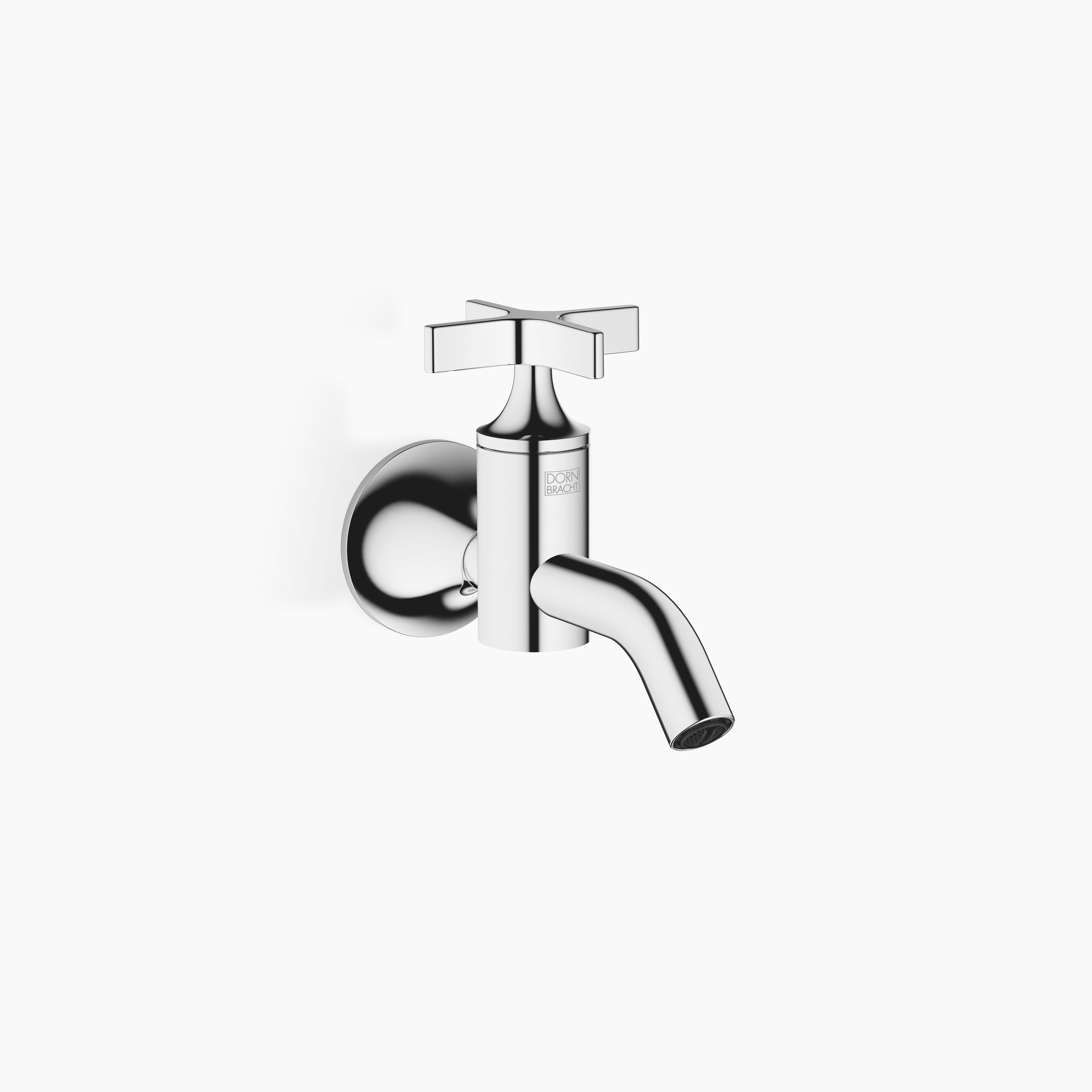Vaia Wall Mounted Valve Cold Water Without Pop Up Waste Chrome