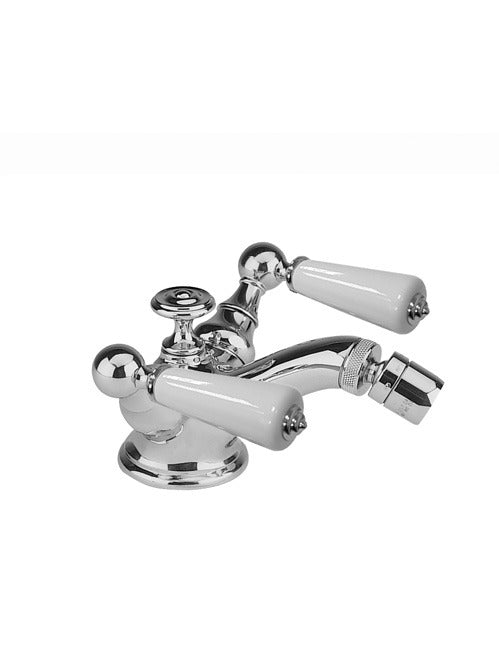 ASBURY - White Ceramic Lever Mono Bidet