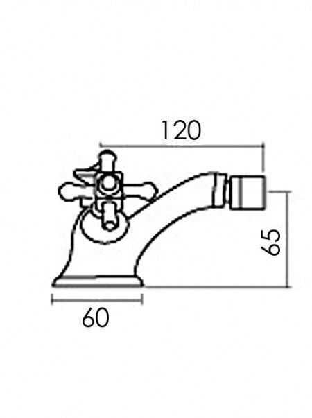 EDWARDIAN - Mono Bidet Mixer