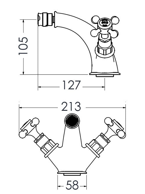 LAMPORT - Mono Bidet Mixer
